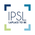 IPSL. Laplace to be, logo. © Marie Pinhas, ICOM-IPSL, 2026